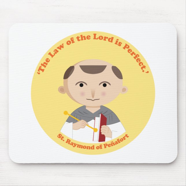 St. Raymond of Peñafort Mouse Pad (Front)
