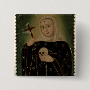 St. Rita de Casia 15 Cm Square Badge