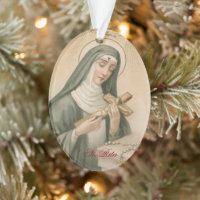 St. Rita of Cascia (M 015) Oval Acrylic