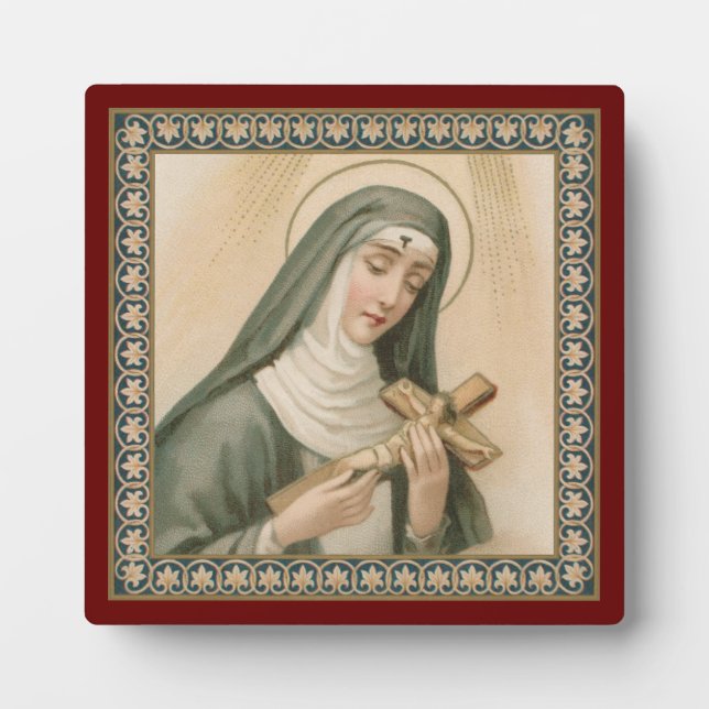 St. Rita of Cascia (M 015) Plaque (Front)