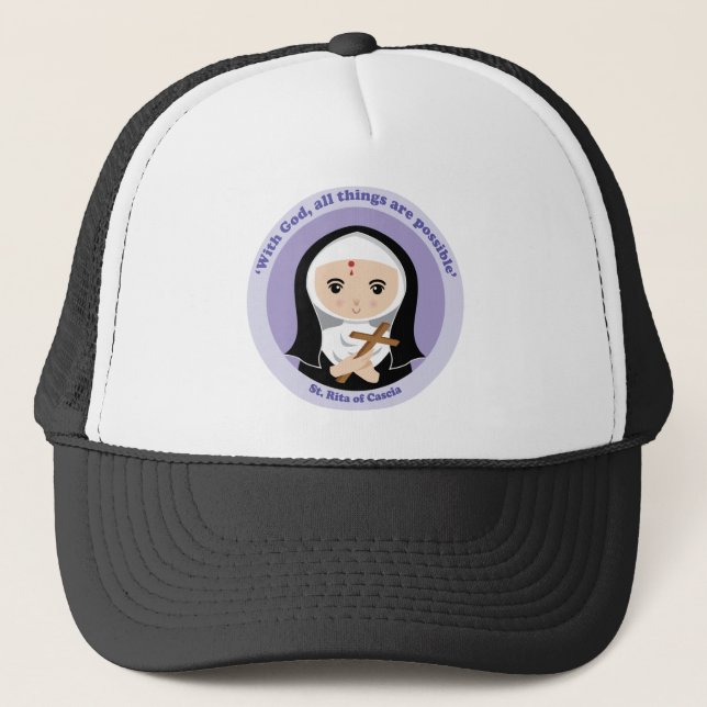 St. Rita of Cascia Trucker Hat (Front)