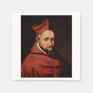 St. Robert Bellarmine Patron of Canon Lawyers Napkin