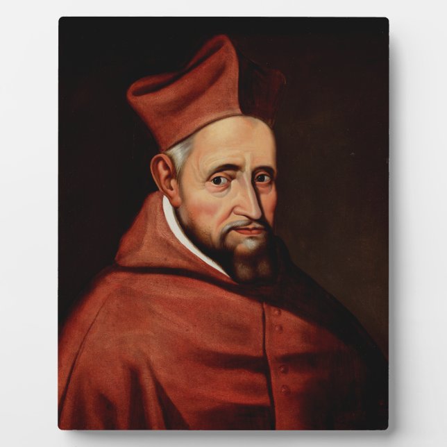 St. Robert Bellarmine Patron of Canon Lawyers Plaque (Front)