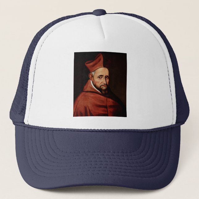 St. Robert Bellarmine Patron of Canon Lawyers Trucker Hat (Front)