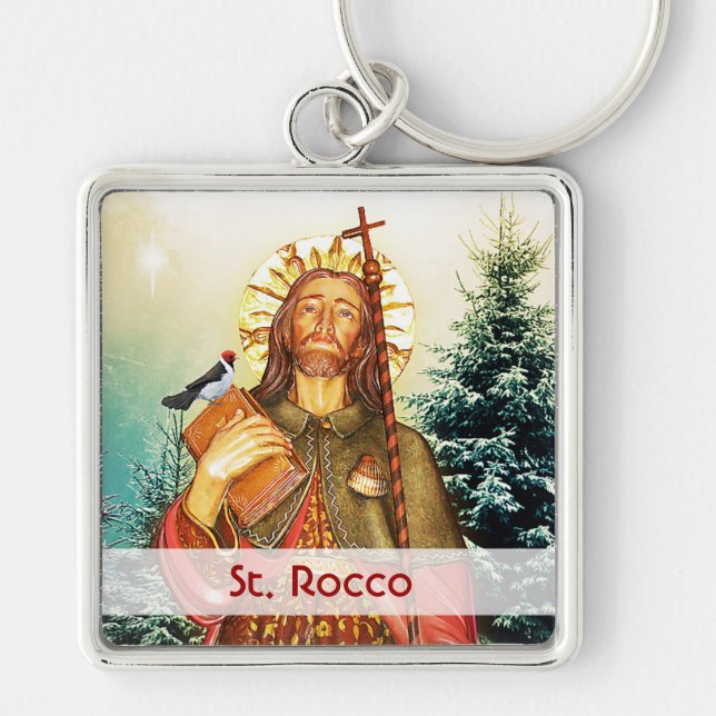 St. Rocco or Roch Key Ring (Front)