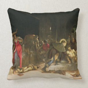 St. Roch Curing the Plague Cushion