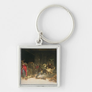 St. Roch Curing the Plague Key Ring