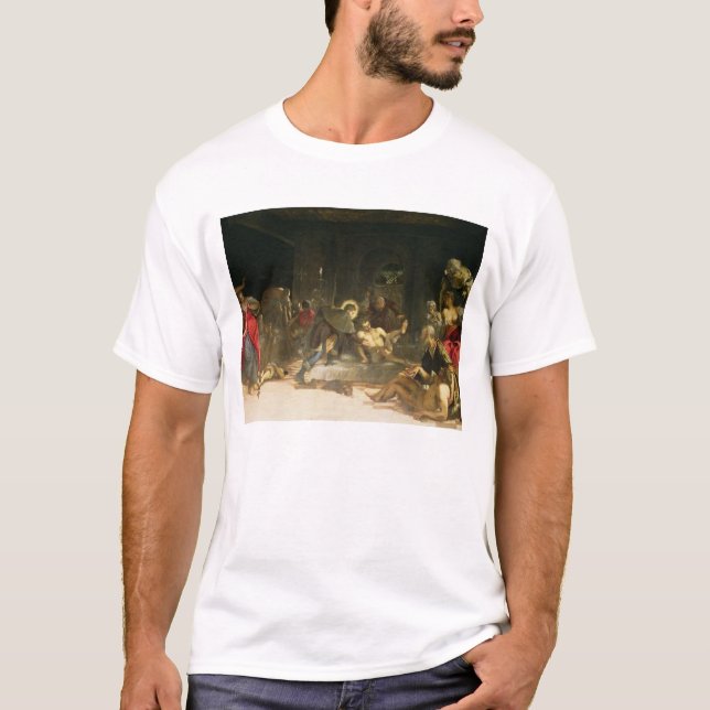 St. Roch Curing the Plague T-Shirt (Front)