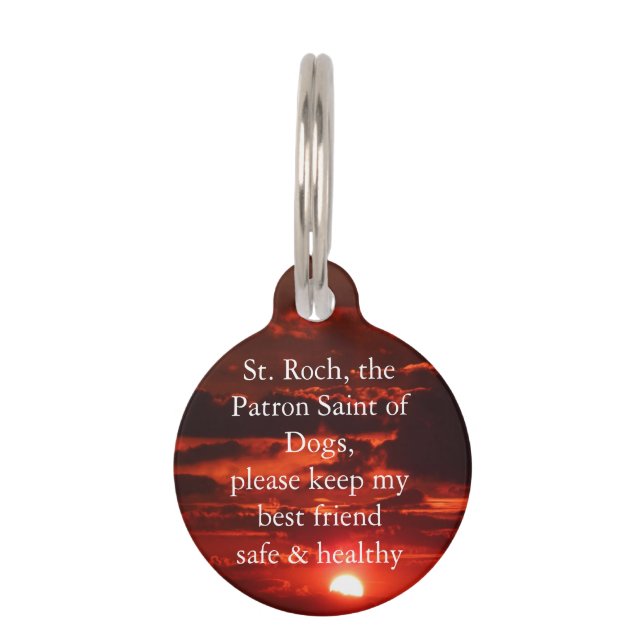St. Roch, Patron Saint of Dogs Pet Tag (Front)