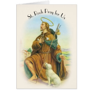 St. Roch Rocco Italian Patron Saint of Dogs