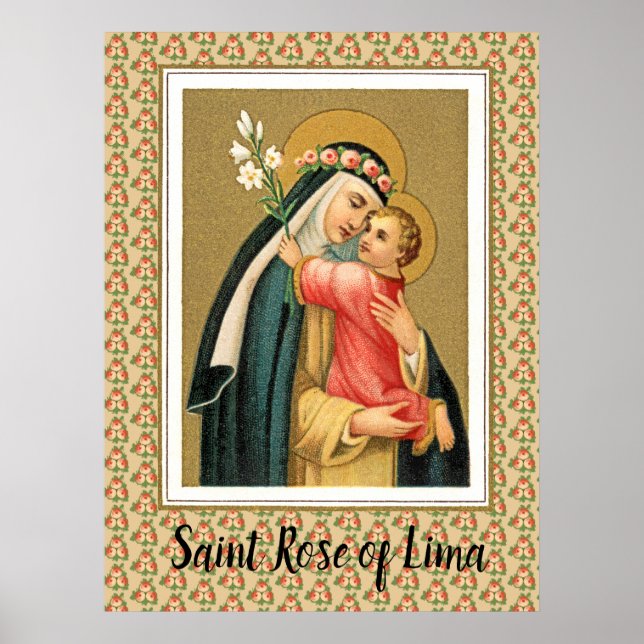 St. Rose of Lima and the Christ Child (M 023) Poster (Front)