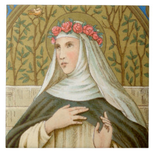 St. Rose of Lima (BK 020) Ceramic Tile