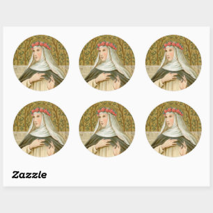St. Rose of Lima (BK 020) Classic Round Sticker