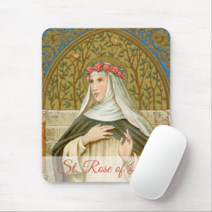 St. Rose of Lima (BK 020) Mouse Pad