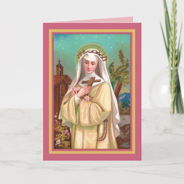 St. Rose of Lima by Night (M 024) Card (Front)