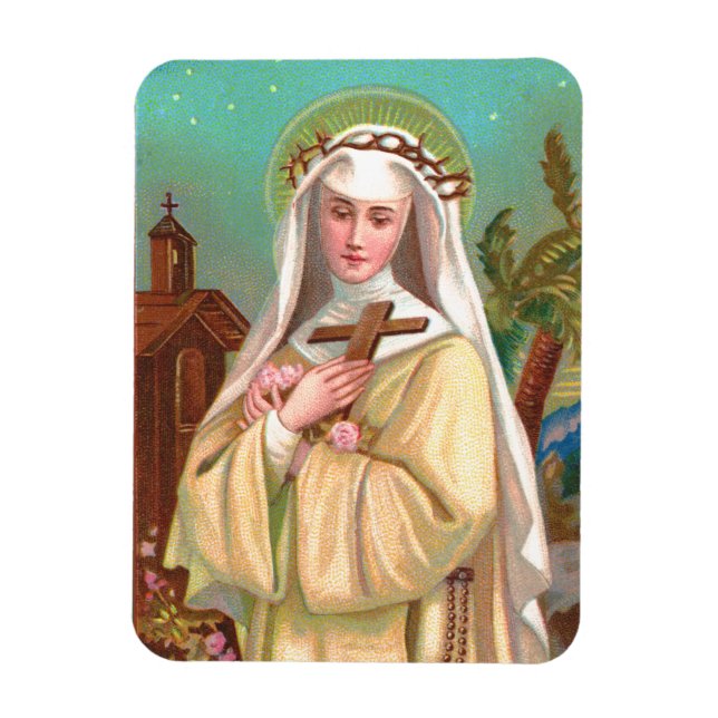 St. Rose of Lima by Night (M 024) Magnet (Vertical)