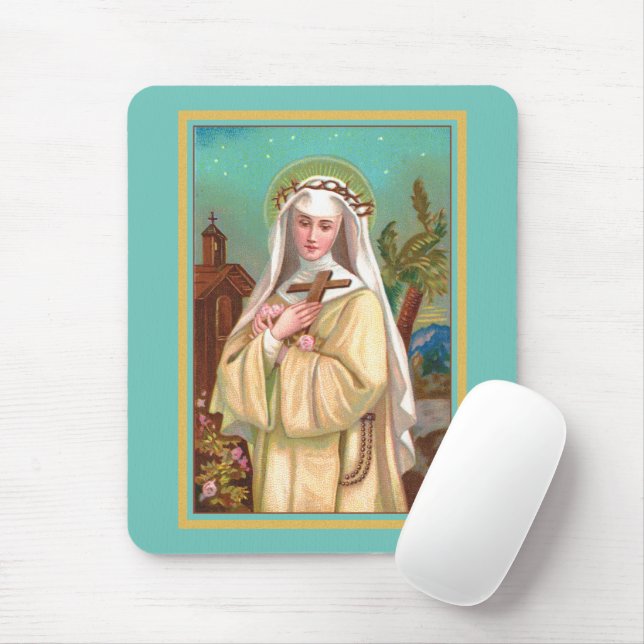 St. Rose of Lima by Night (M 024) Mouse Pad (With Mouse)