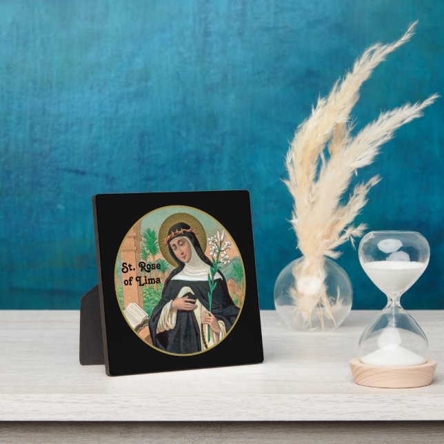 St. Rose of Lima (Detail; K 48) Plaque (Insitu)
