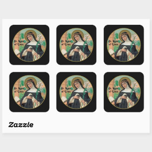 St. Rose of Lima (Detail; K 48) Square Sticker