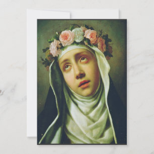 St. Rose of Lima The Angel of Peru Fine Art  Invitation