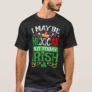 St Saint Patrick's Day Mexican Latino Beer Shamroc T-Shirt