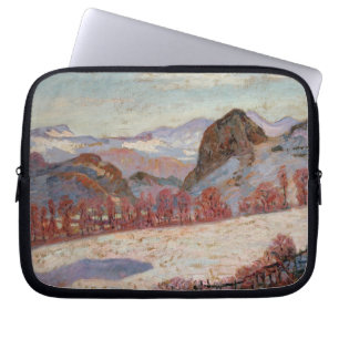 St. Sauves d'Auvergne, c.1900 (oil on panel) Laptop Sleeve