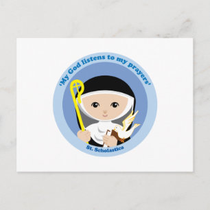 St. Scholastica Postcard
