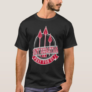 St Sebastian Archery Archer Catholic Patron Saint T-Shirt