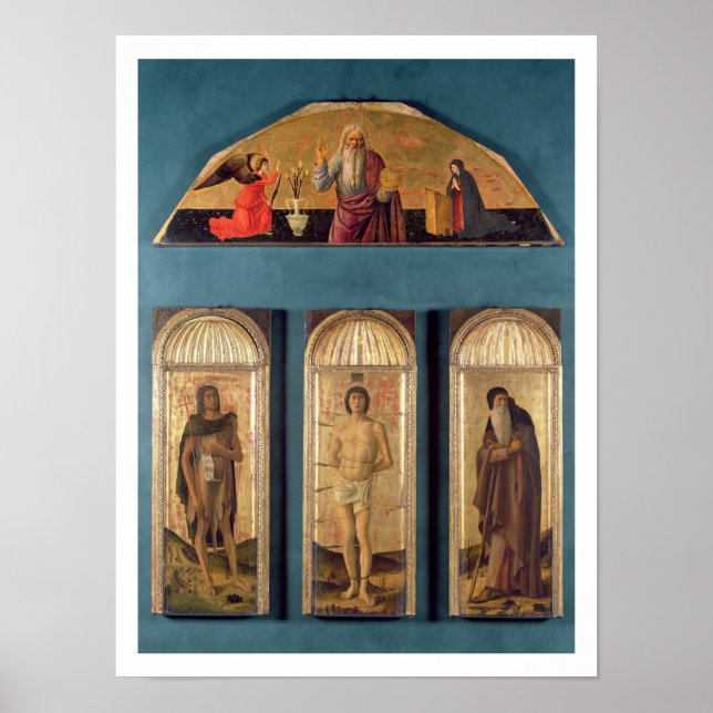 St.Sebastian between St. John the Baptist and St. Poster (Front)