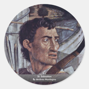St. Sebastian By Andrea Mantegna Classic Round Sticker
