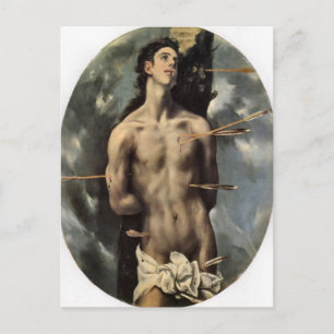 St. Sebastian by El Greco Postcard