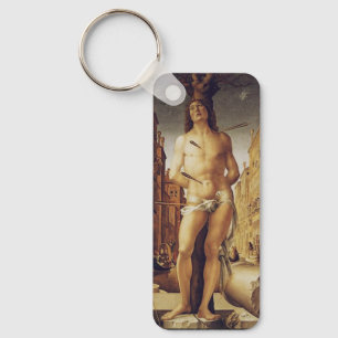 St Sebastian by Liberale Da Verona Key Ring