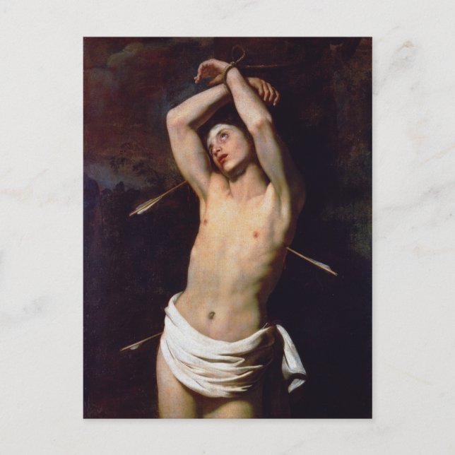 St Sebastian by Nicolas Regnie Postcard (Front)