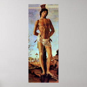 St. Sebastian by Sandro Botticelli Poster
