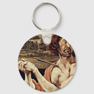 St. Sebastian Detail By Grünewald Mathis Gothart Key Ring