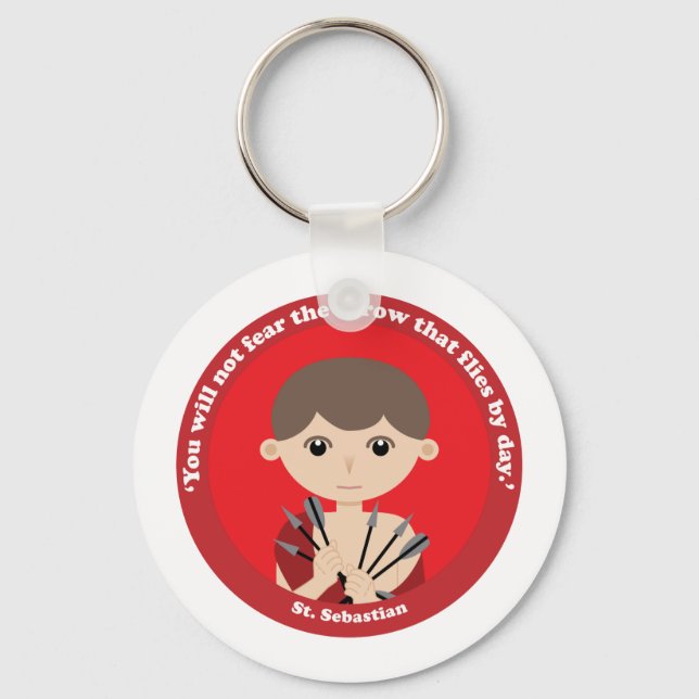 St. Sebastian Key Ring (Front)