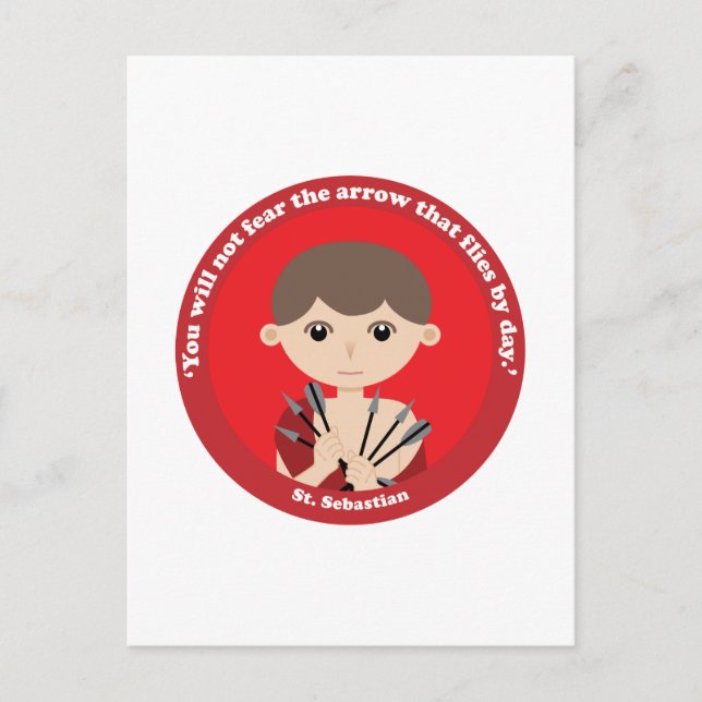 St. Sebastian Postcard (Front)