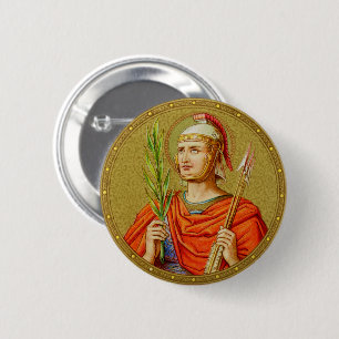 St. Sebastian (SNV 24) 6 Cm Round Badge