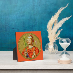 St. Sebastian (SNV 24) (Round Image) 5.25"x5.25" Plaque