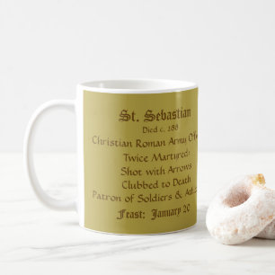 St. Sebastian (SNV 24) (Square) Coffee Mug 1a
