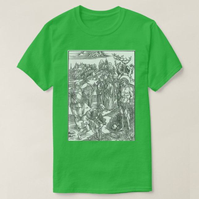 St Sebastian T-Shirt (Design Front)