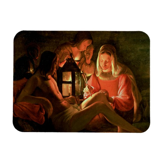 St. Sebastian tended by the Holy Woman (oil on can Magnet (Horizontal)