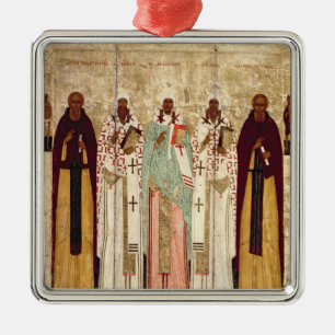 St. Sergius of Radonesh with the Saints of Metal Ornament