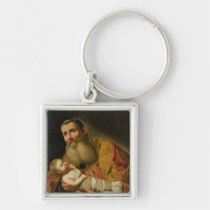 St. Simeon Presenting the Infant Christ Key Ring