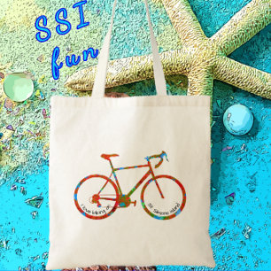 St. Simons Island GA biking tote Bag