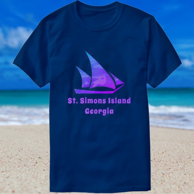St. Simons Island GA  Sailboat T-Shirt (Creator Uploaded)
