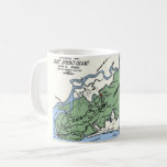 St Simons Island Map Mug<br><div class="desc">A fun vintage postcard map of St. Simons Island Georgia repurposed on a mug.</div>