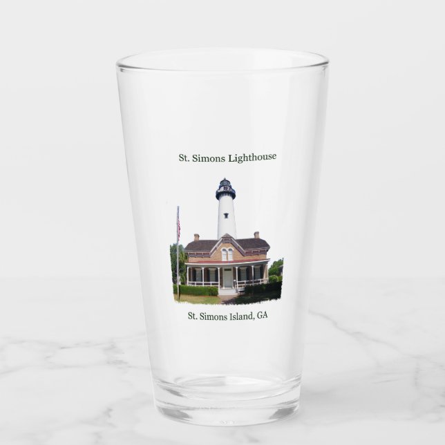 St. Simons Lighthouse glass (Front)