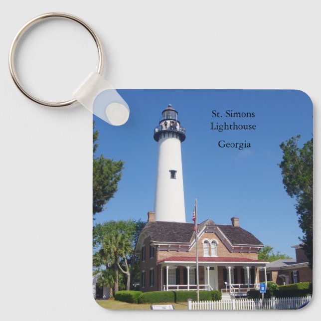 St. Simons Lighthouse keychain (Front)