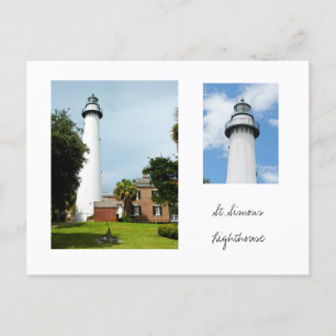 St. Simons Lighthouse Postcard